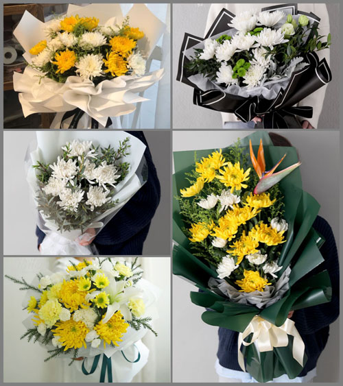 江苏南通通州区三余镇永平村白事花束代送
